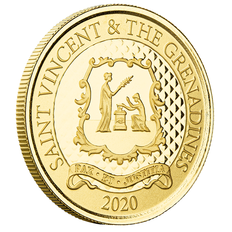 Buy Ec St Vincent Grenadines Pax Et Justitia Oz Gold Coin